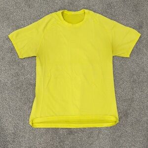 lululemon athletica Yellow Short Sleeve Tee